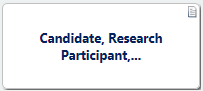 Picture of Candidate, Research, Participant... icon from the “PORT - Purchasing Request”